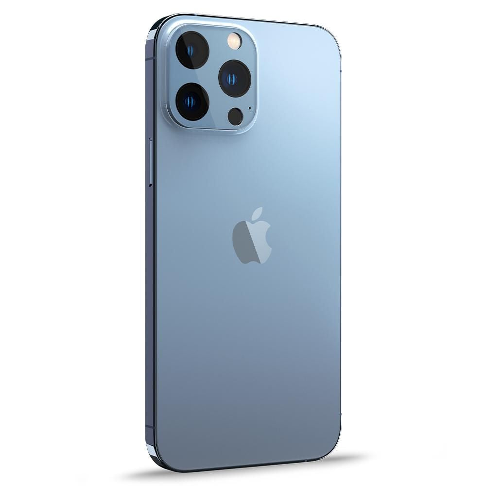 Spigen iPhone 13 Pro / 13 Pro Max Aparatu Optik.TR Αντιχαρακτικό Γυαλί για την Κάμερα - 2 Τεμάχια - Sierra Blue