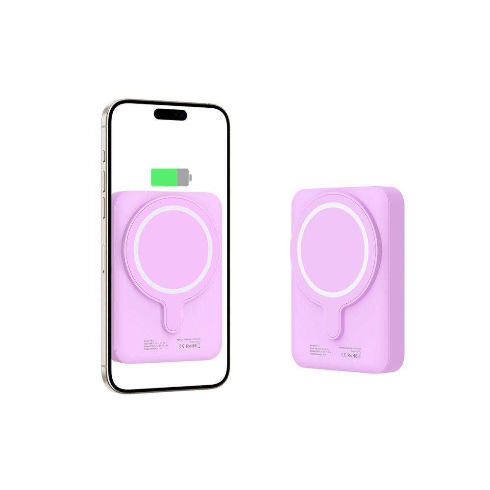 Tech-Protect PB11 Lifemag MagSafe PowerBank Μαγνητικό PowerBank Κινητού 10000 mAh - Lilac