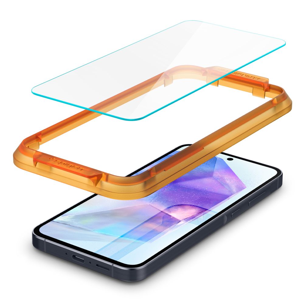 Spigen Samsung Galaxy A55 5G ALM GLAS.tR HD Tempered Glass Αντιχαρακτικό Γυαλί Οθόνης 9H - 2 Τεμάχια - Διάφανα
