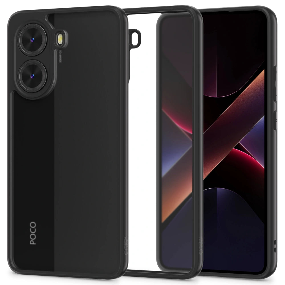 Tech-Protect Xiaomi Poco X7 Pro 5G MagMat Σκληρή Θήκη με Πλαίσιο Σιλικόνης - Matte Black