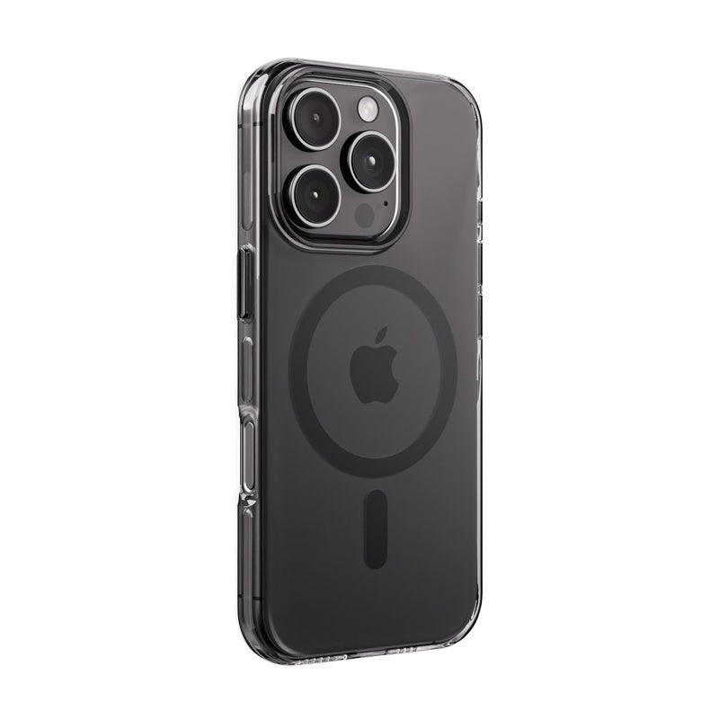 Crong iPhone 16 Pro Max Clear Mag Pro - Σκληρή Θήκη με MagSafe - Black