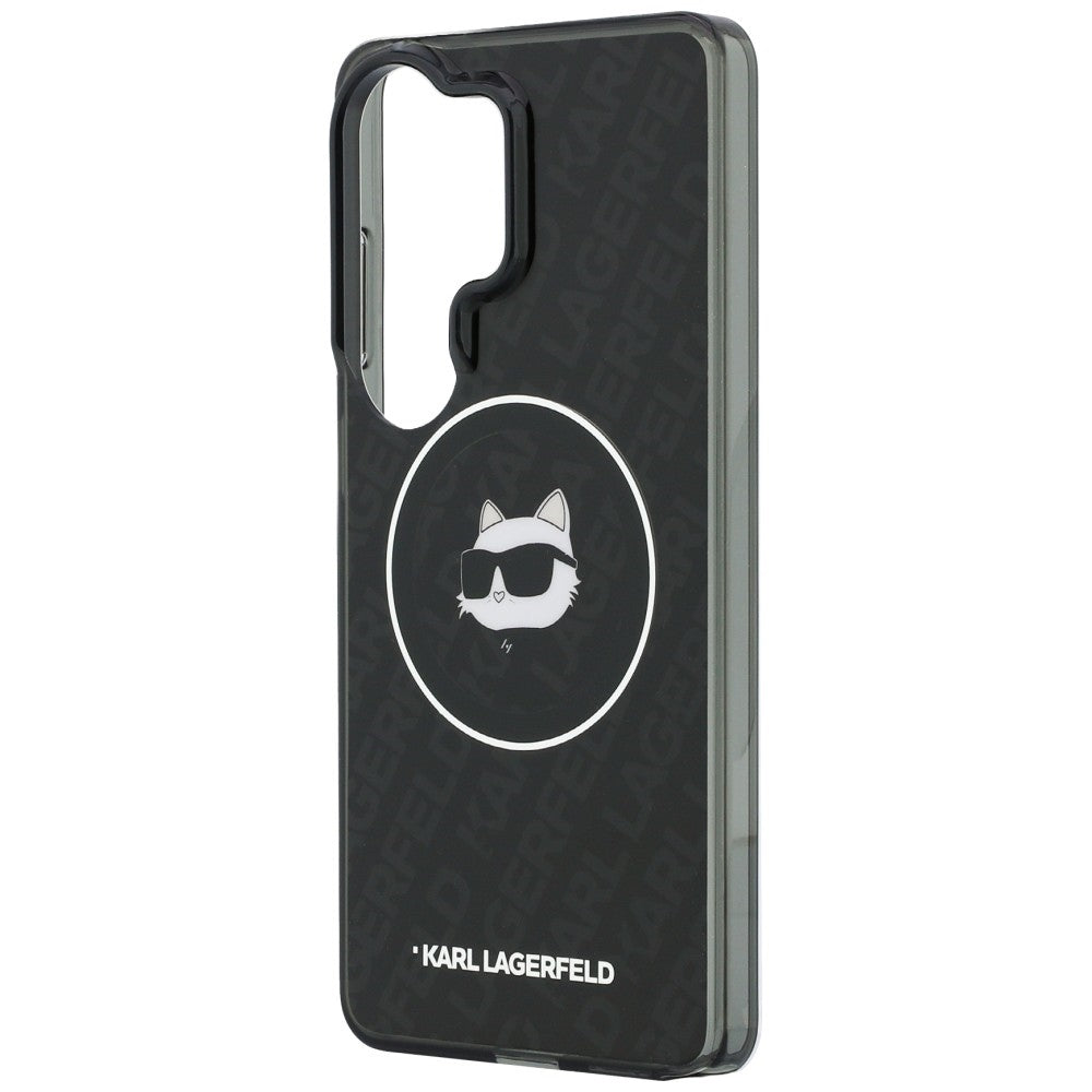 Karl Lagerfeld Samsung Galaxy S26 Ultra - Σκληρή Θήκη με Πλαίσιο Σιλικόνης και MagSafe - IML Repeat Choupette - Black