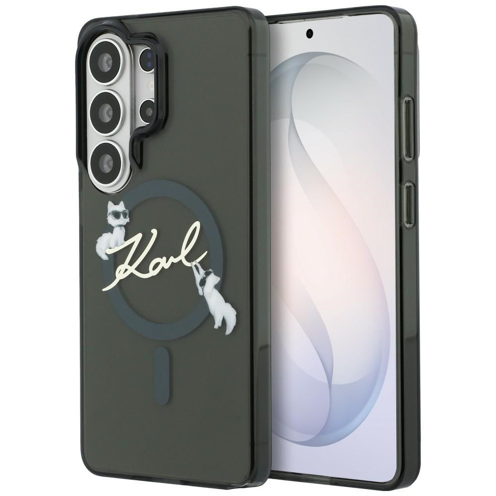 Karl Lagerfeld Samsung Galaxy S26 Ultra - Σκληρή Θήκη με Πλαίσιο Σιλικόνης - IML KC Script MagSafe - Black
