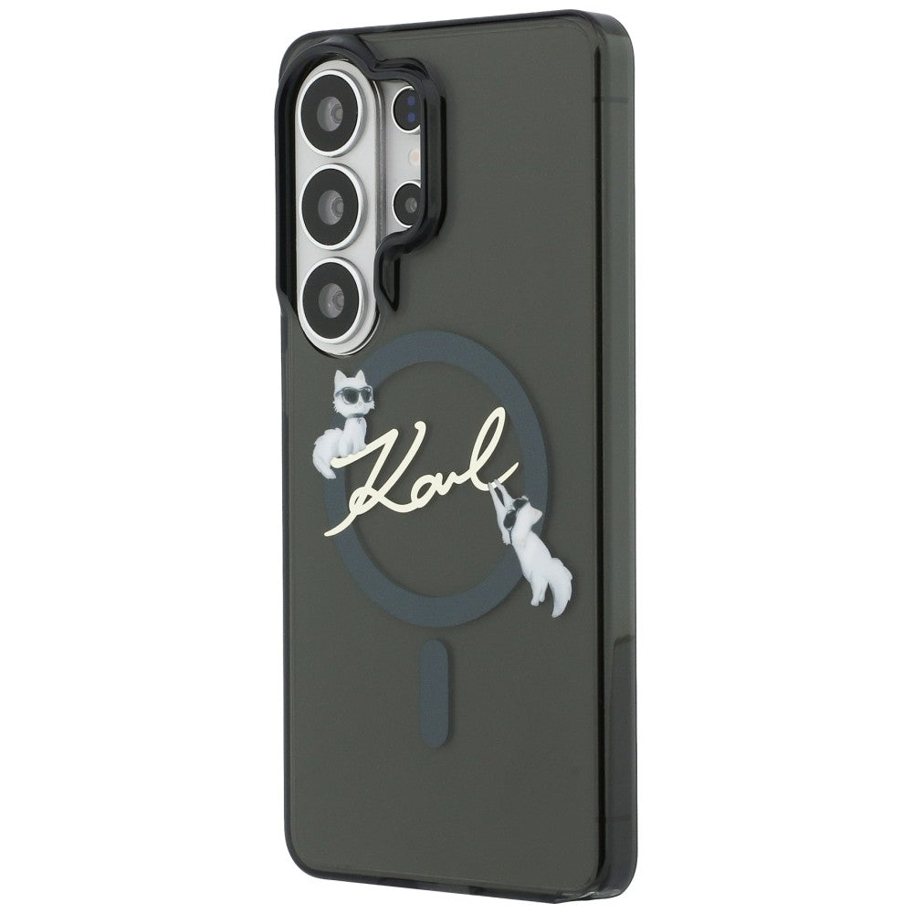 Karl Lagerfeld Samsung Galaxy S26 Ultra - Σκληρή Θήκη με Πλαίσιο Σιλικόνης - IML KC Script MagSafe - Black