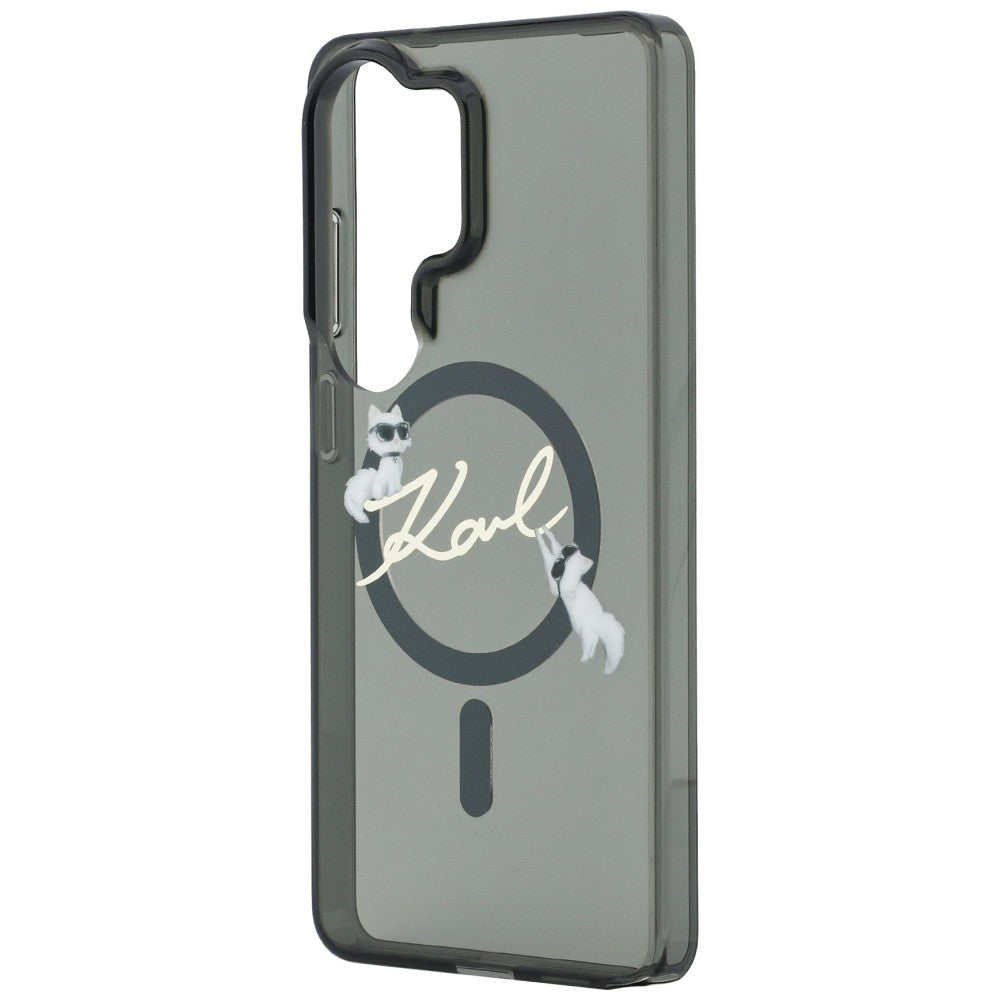 Karl Lagerfeld Samsung Galaxy S26 Ultra - Σκληρή Θήκη με Πλαίσιο Σιλικόνης - IML KC Script MagSafe - Black