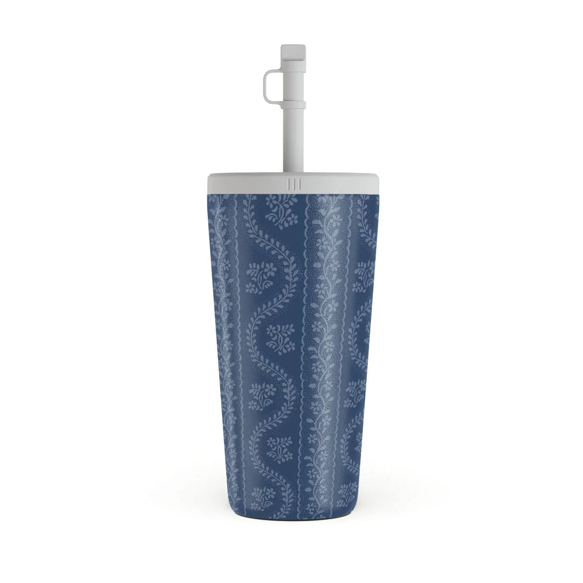 Burga Κούπα θερμός από Ανοξείδωτο Ατσάλι με καλαμάκι - 500ml - Denim Lover