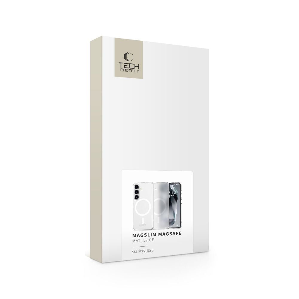 Tech - Protect Samsung Galaxy S25 MagSlim - Σκληρή Θήκη με MagSafe - Matte / Ice