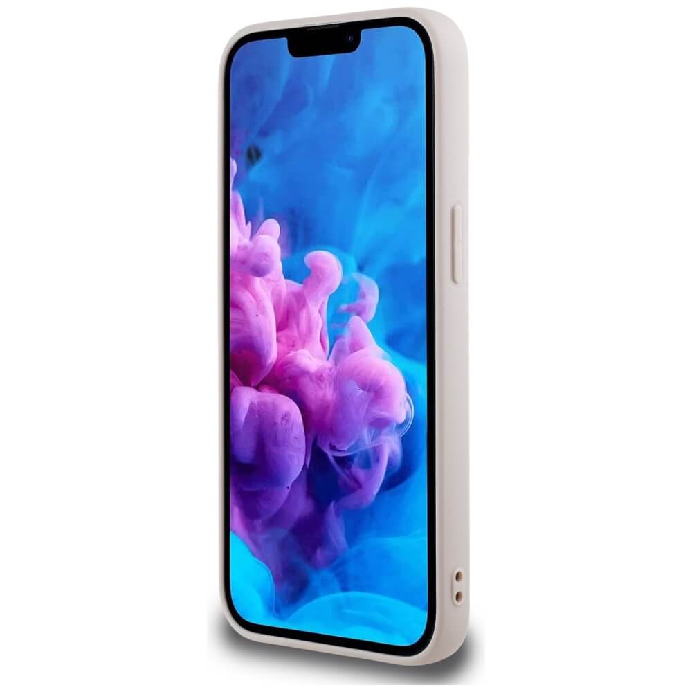 Guess iPhone 16e - 4G Big Logo - Θήκη με Επένδυση Συνθετικού Δέρματος - Pink - GUHCPSE44GMGPI