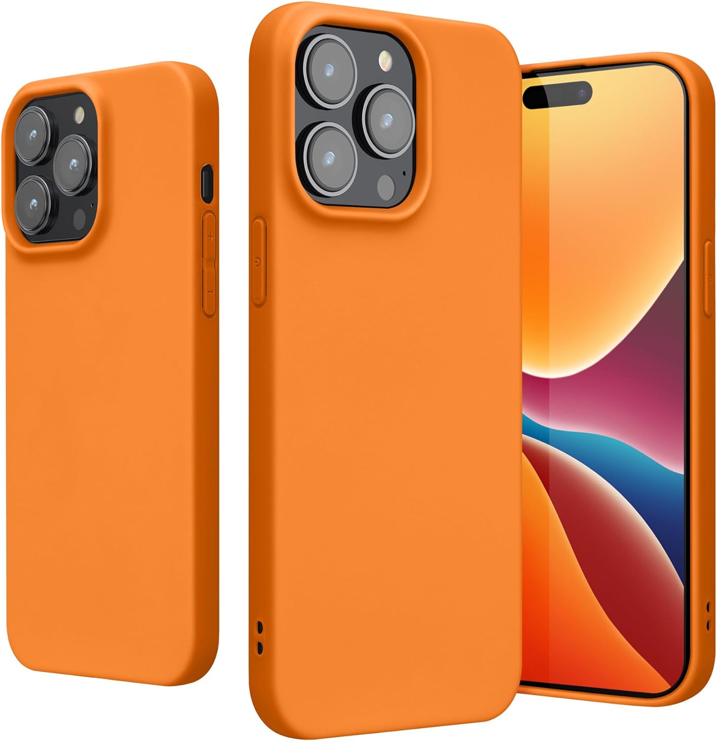 KW iPhone 15 Pro Max Λεπτή Θήκη Σιλικόνης TPU - Fruity Orange - 61960.150