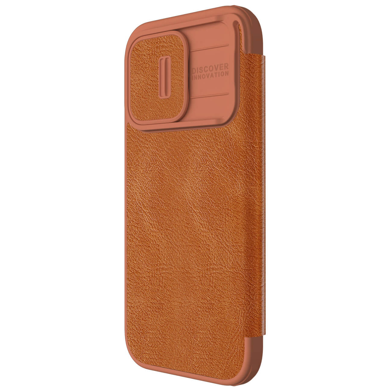 Nillkin iPhone 15 Pro Qin Pro Leather Θήκη Βιβλίο με Κάλυμμα για την Κάμερα - Brown