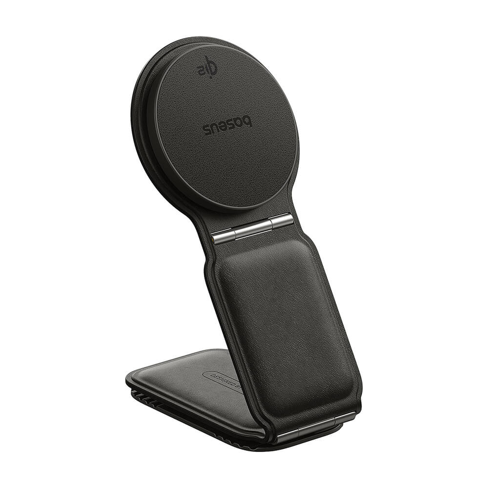 Baseus PrimeTrip C02 Μαγνητική Βάση Αυτοκινήτου για το Ταμπλό με Ασύρματη Φόρτιση MagSafe 15W - Cluster Black
