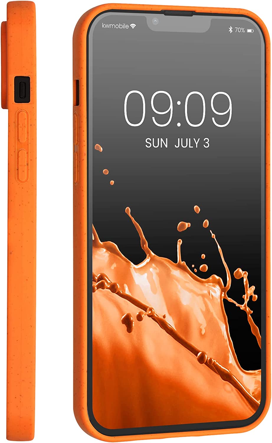 Kalibri iPhone 14 Plus Θήκη Σιλικόνης TPU με Ανακυκλώσιμο και Βιοδιασπώμενο Υλικό - Fruity Orange - 59218.150