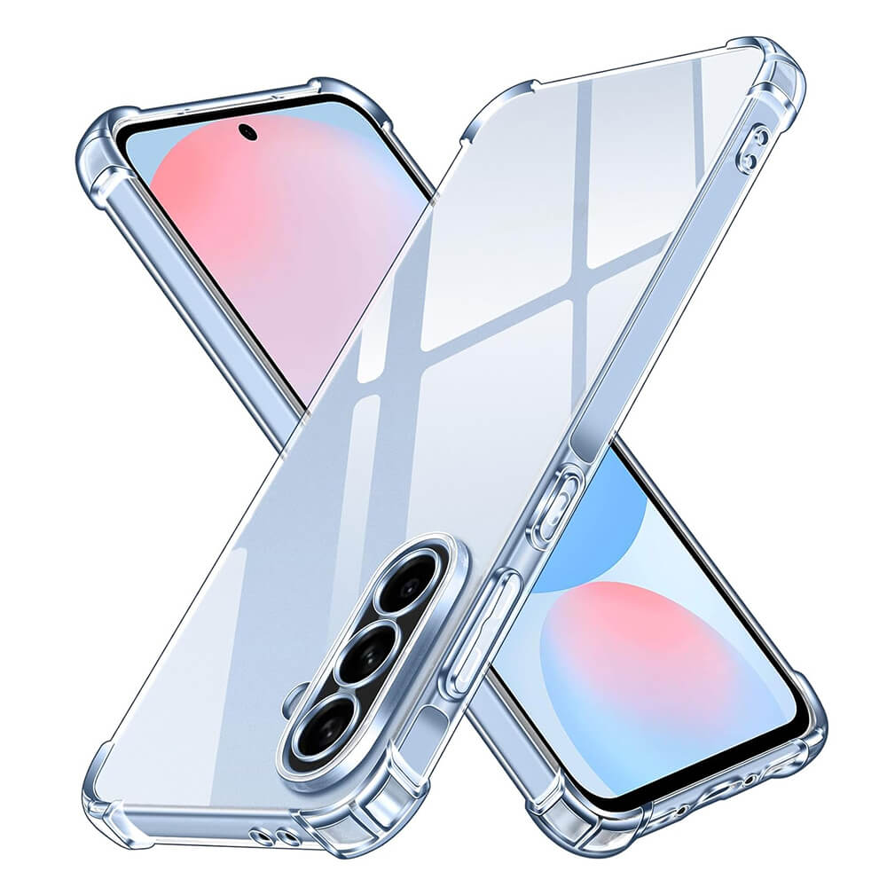 Techsuit Samsung Galaxy A56 5G - Shockproof - Θήκη Σιλικόνης με Ενισχυμένες Γωνίες - Clear