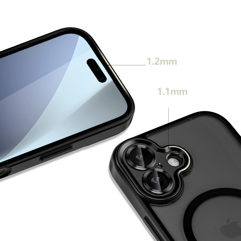 Tech - Protect iPhone 17 - MagCam MagSafe - Σκληρή Θήκη με Πλαίσιο Σιλικόνης και Προστασία Κάμερας - Matte Black