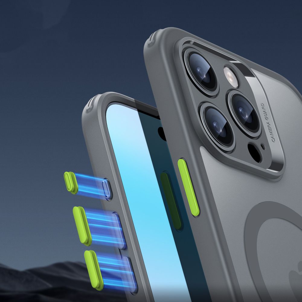 ESR iPhone 16 Pro - Classic Pro Halolock - Σετ με 1 Αντιχαρακτικό Γυαλί Οθόνης και Θήκη MagSafe - Frosted Grey