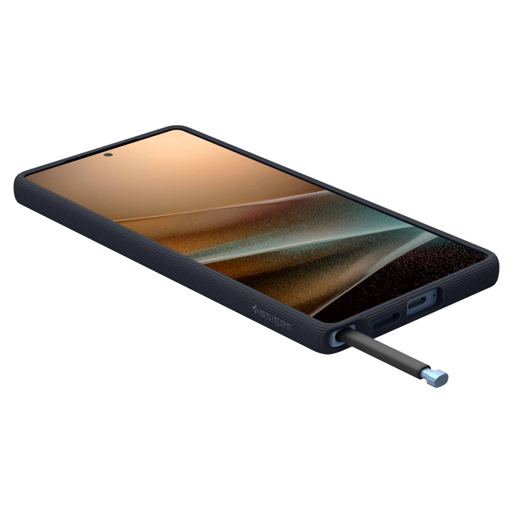 Spigen Samsung Galaxy S25 Ultra - Parallax Mag Θήκη Σιλικόνης με Σκληρό Πλαίσιο και MagSafe - Navy Violet