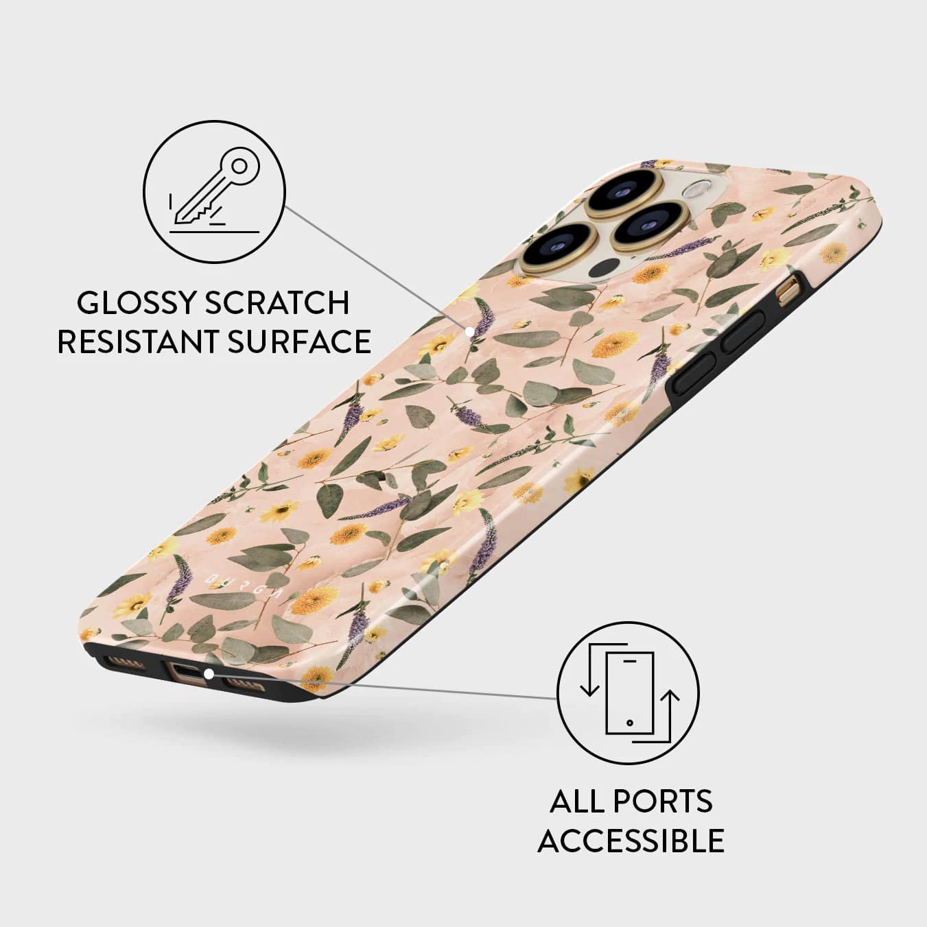 Burga iPhone 13 Pro Max Fashion Tough Σκληρή Θήκη - Sunday Brunch