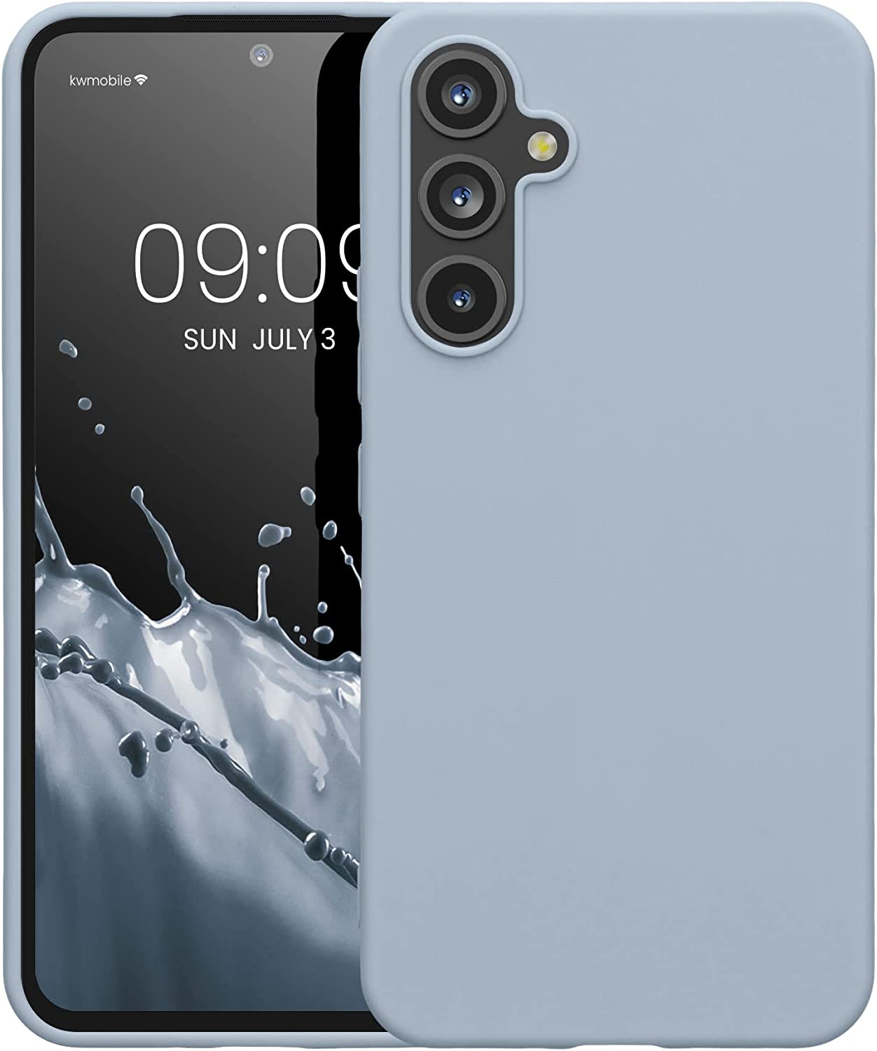 KW Samsung Galaxy A54 5G Θήκη Σιλικόνης TPU - Light Blue Matte - 60796.58