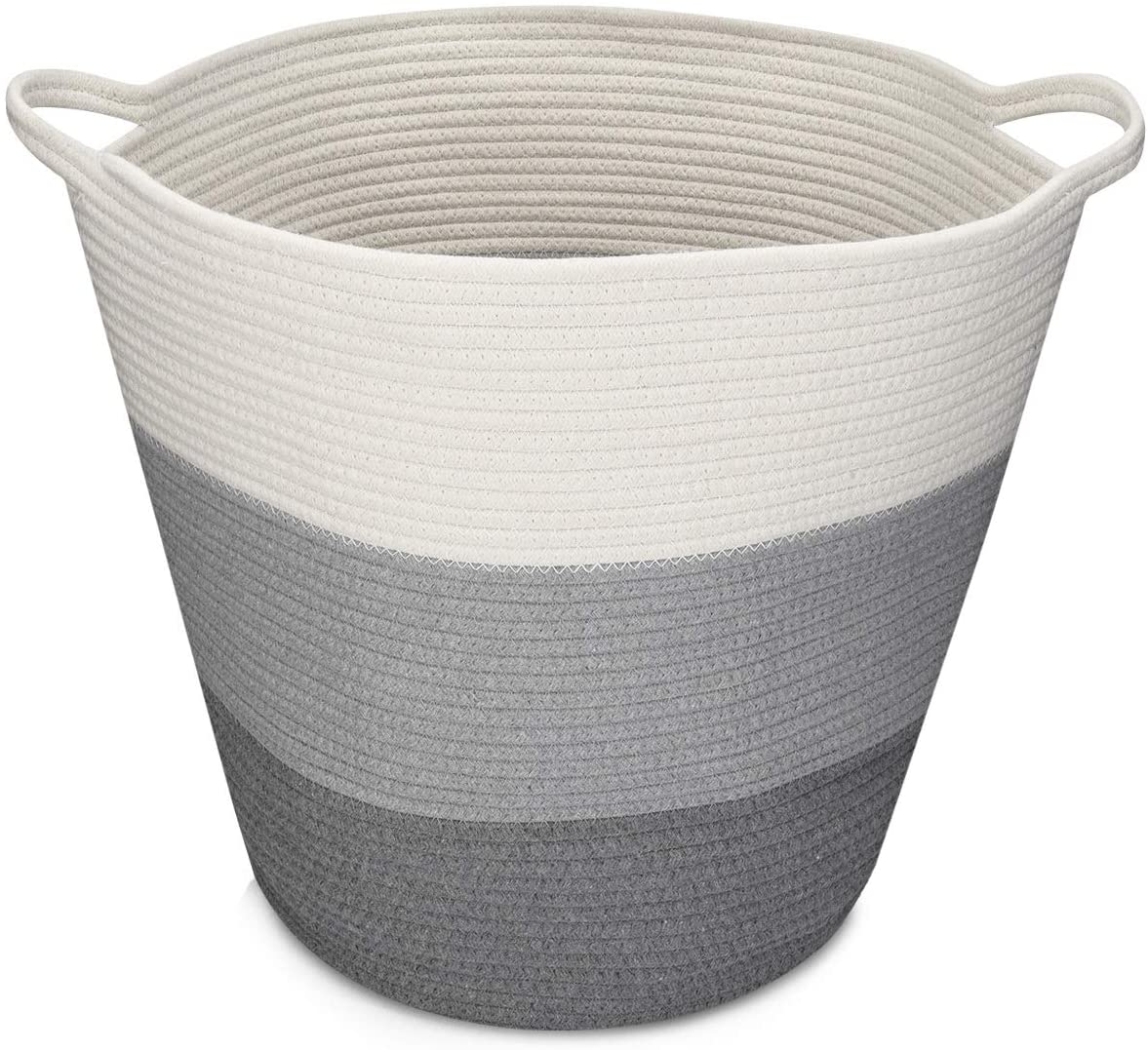 Navaris Cotton Rope Storage Basket Καλάθι Αποθήκευσης από Βαμβάκι - Sand - 50743.1