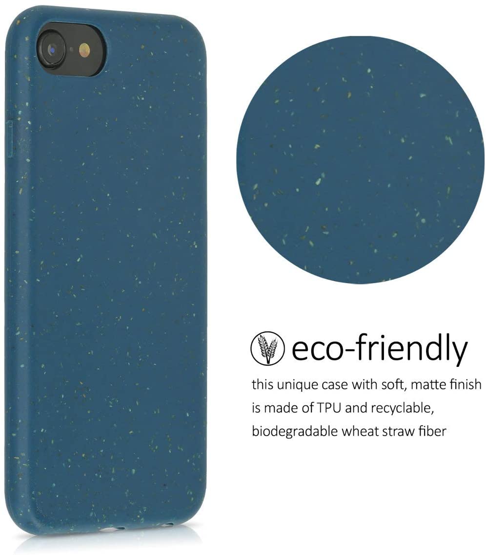 Kalibri iPhone SE 2022 / SE 2020 / 7 / 8 Θήκη Σιλικόνης TPU με Ανακυκλώσιμο και Βιοδιασπώμενο Υλικό - Dark Blue - 49106.17