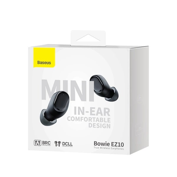 Baseus Bowie EZ10 TWS Bluetooth 5.3 - Ασύρματα ακουστικά για Κλήσεις / Μουσική - Black - A00054300116-Z1 - likebrands.gr