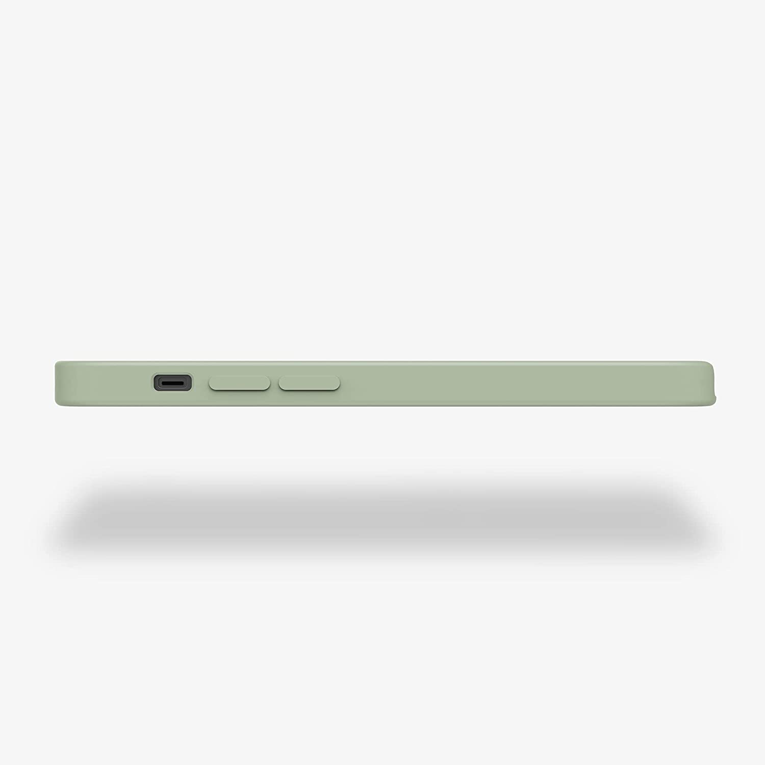 KW iPhone 12 / iPhone 12 Pro Θήκη Σιλικόνης Rubber TPU - Grey Green - 52641.172