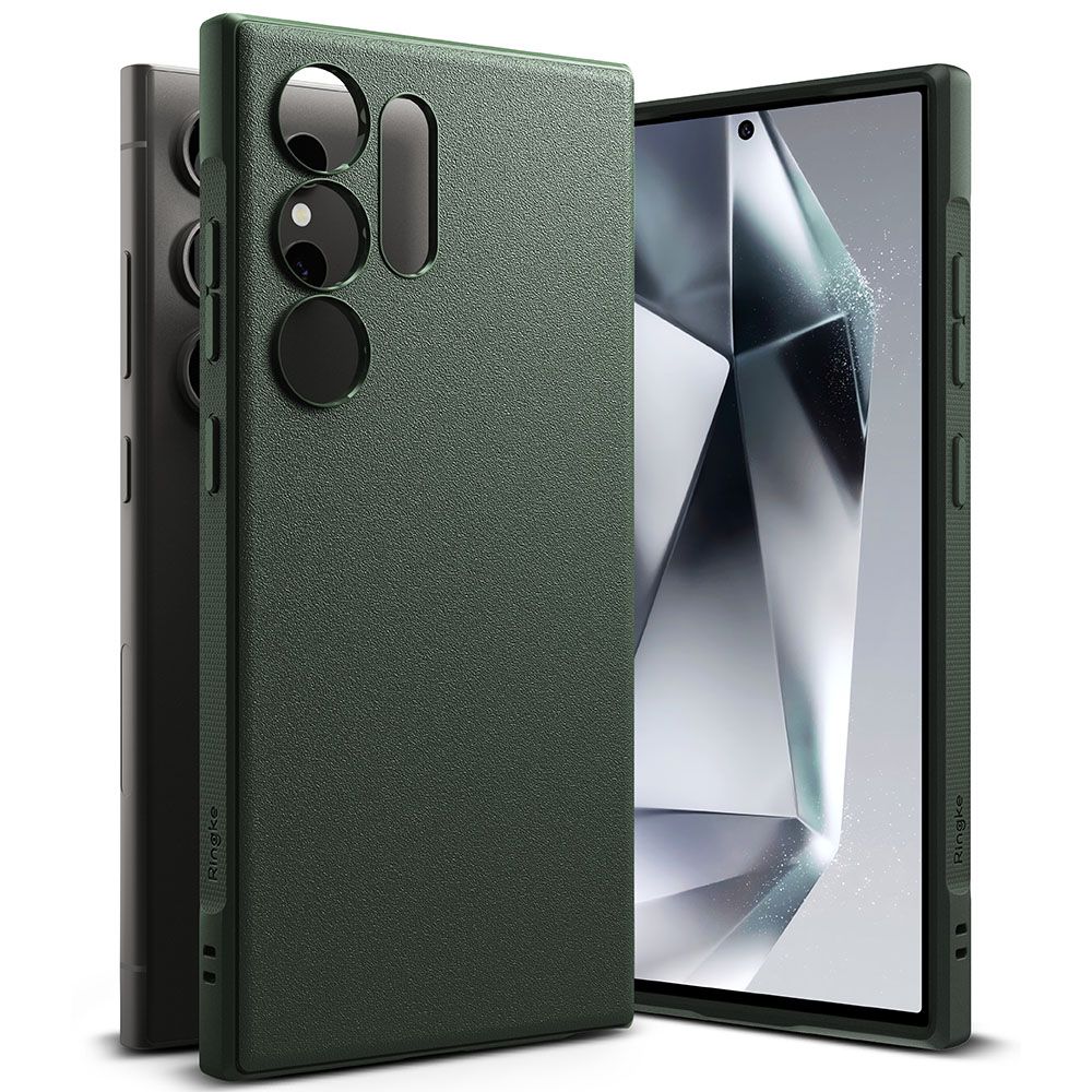 Ringke Samsung Galaxy S24 Ultra Onyx Durable TPU Case Θήκη Σιλικόνης - Dark Green