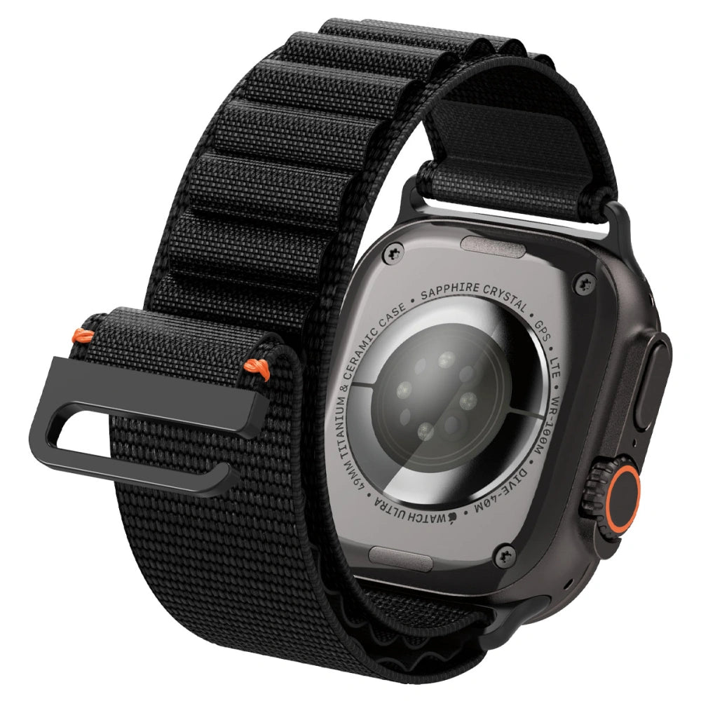 Spigen Λουράκι Apple Watch 8/9/10/11 - SE (1/2/3) - Ultra (1/2/3) – 44/45/46/49mm - WBF1 - Black