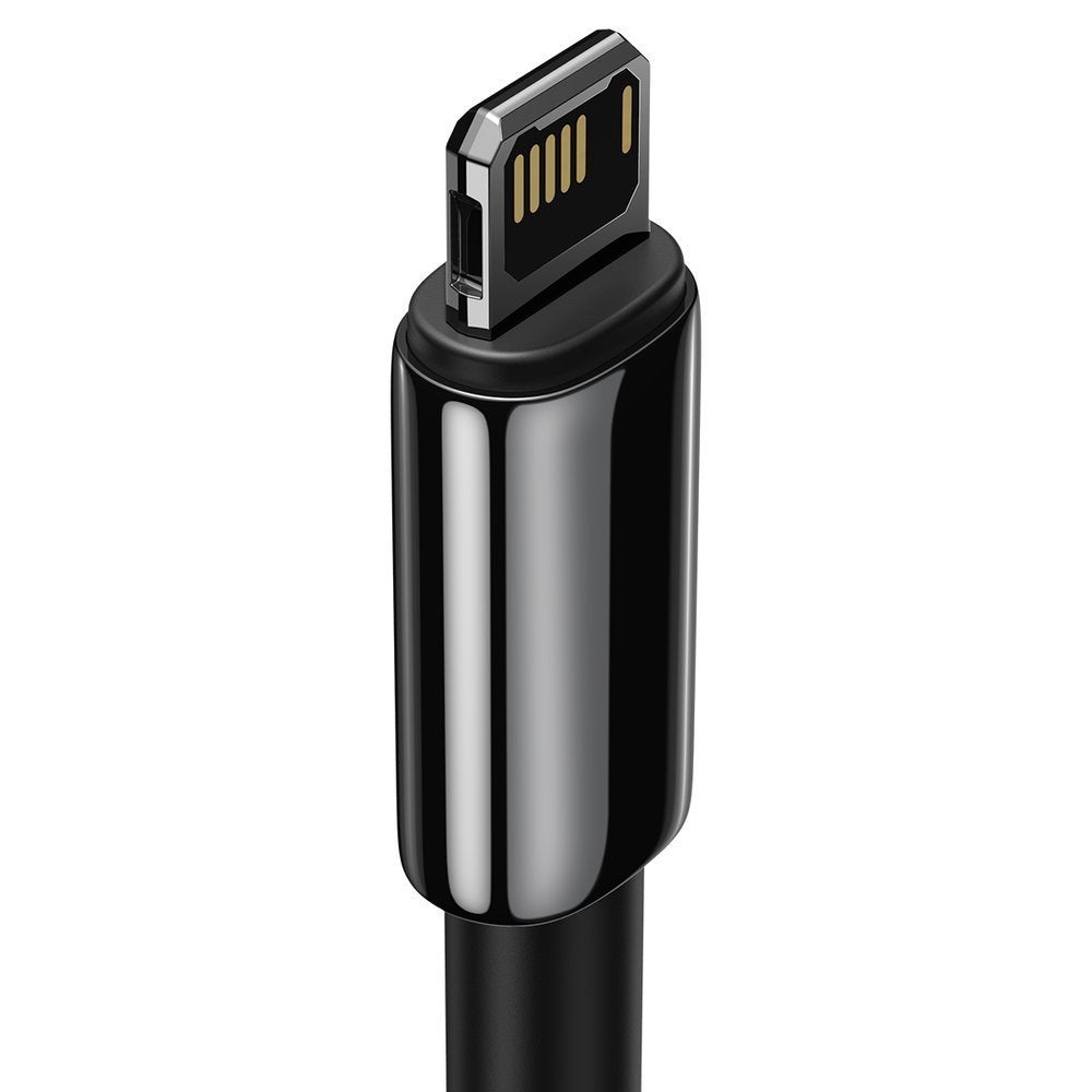 Baseus Tungsten Gold Cable Lightning 2.4A - Καλώδιο Δεδομένων και Φόρτισης Lightning 1M για iPhone - Black - CALWJ-01