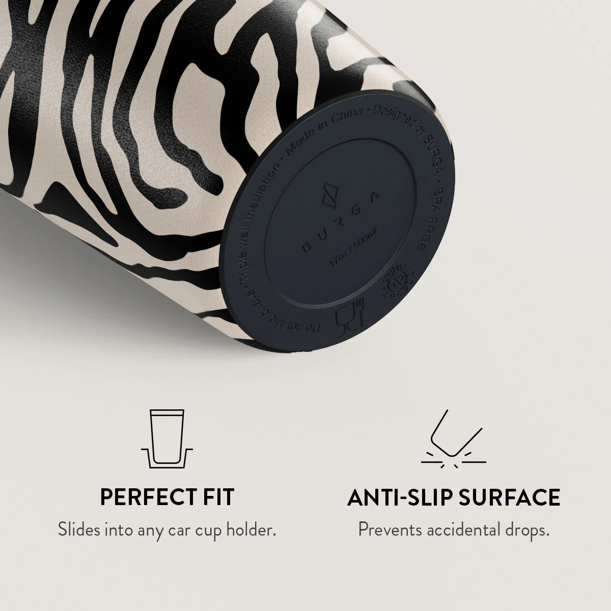 Burga Κούπα Θερμός από Ανοξείδωτο Ατσάλι - Flap Lid - 700ml - Imperial