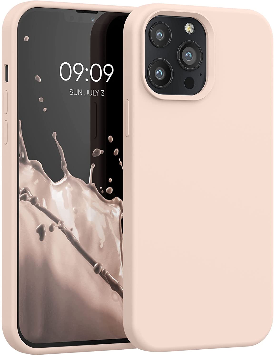 KW iPhone 13 Pro Max Θήκη Σιλικόνης Rubberized TPU - Coconut Swirl - 55881.225
