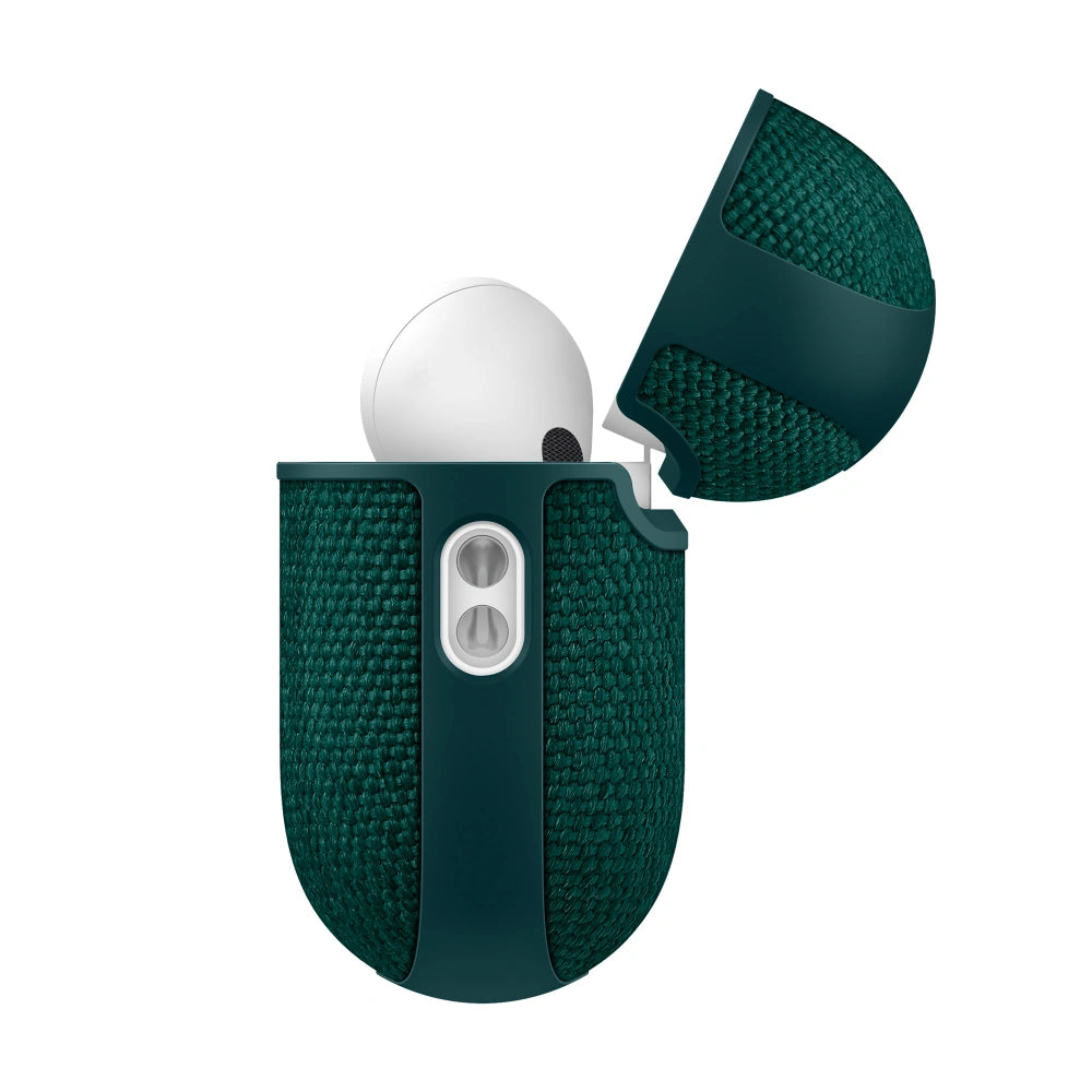 Spigen AirPods Pro 3 Θήκη από Σιλικόνη και Ύφασμα - Urban Fit - Midnight Green