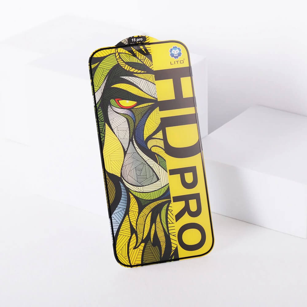 Lito iPhone 16 Pro Max HD Pro Matte Αντιχαρακτικό Γυαλί Οθόνης - Black