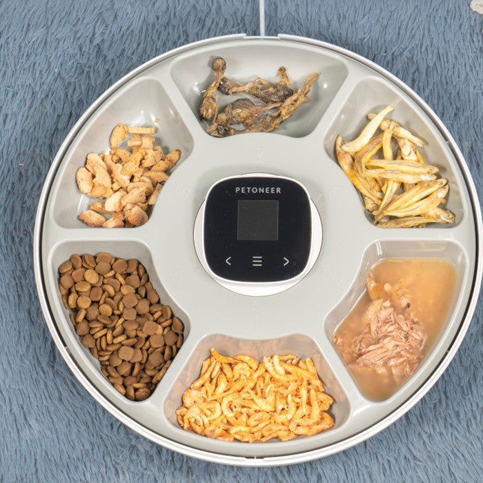 Petoneer Nutrispin Αυτόματη Ταΐστρα Φαγητού με Χρονοδιακόπτη για Κατοικίδιο με Οθόνη TFT - White