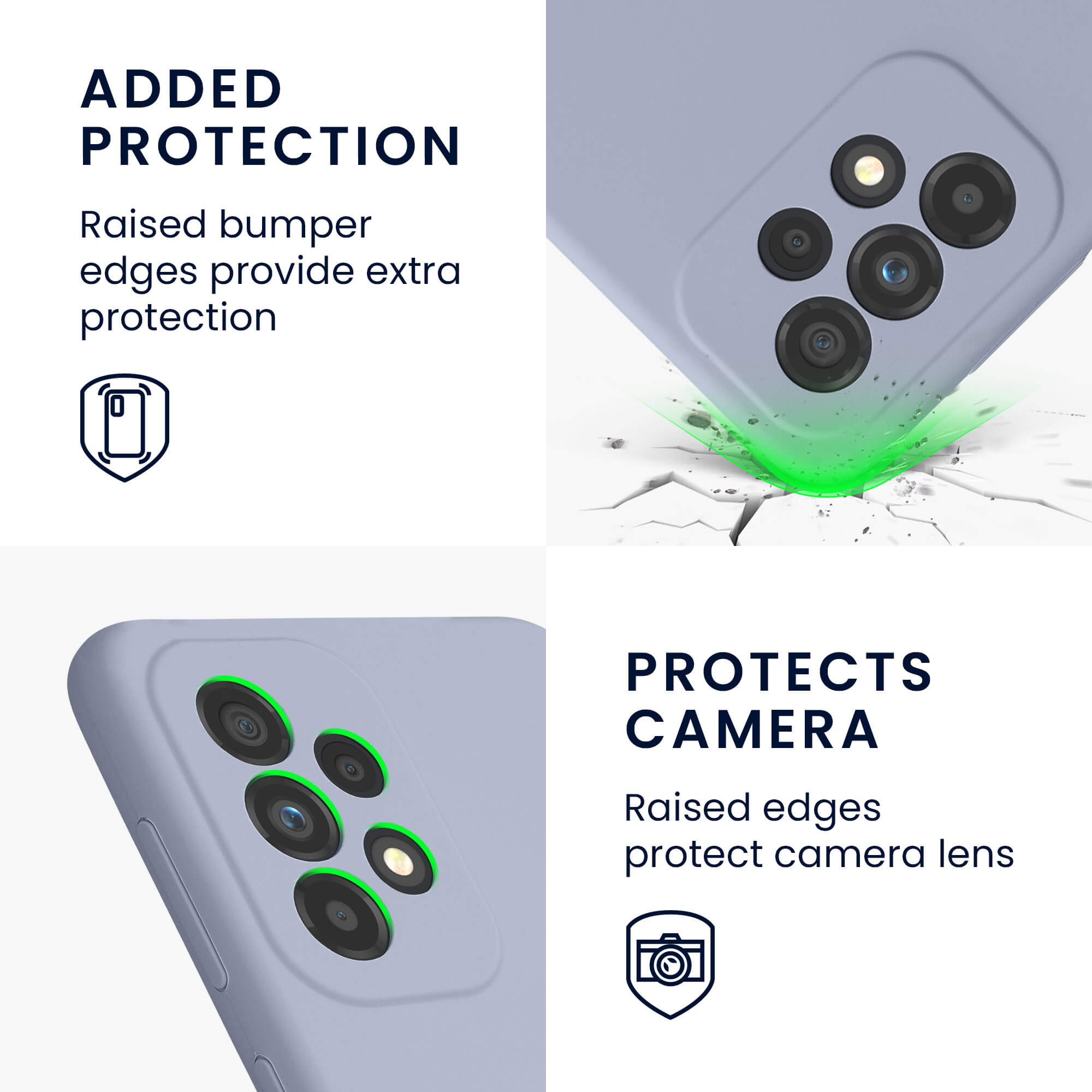 KW Samsung Galaxy A33 5G Θήκη Σιλικόνης Rubberized TPU - Light Blue - 57833.58