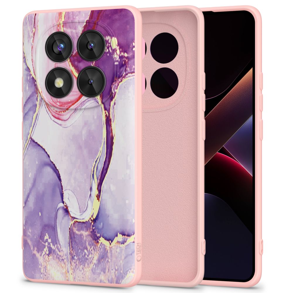 Tech-Protect Xiaomi Redmi Note 14 Pro 5G / Poco X7 Icon Θήκη Σιλικόνης TPU - Marble