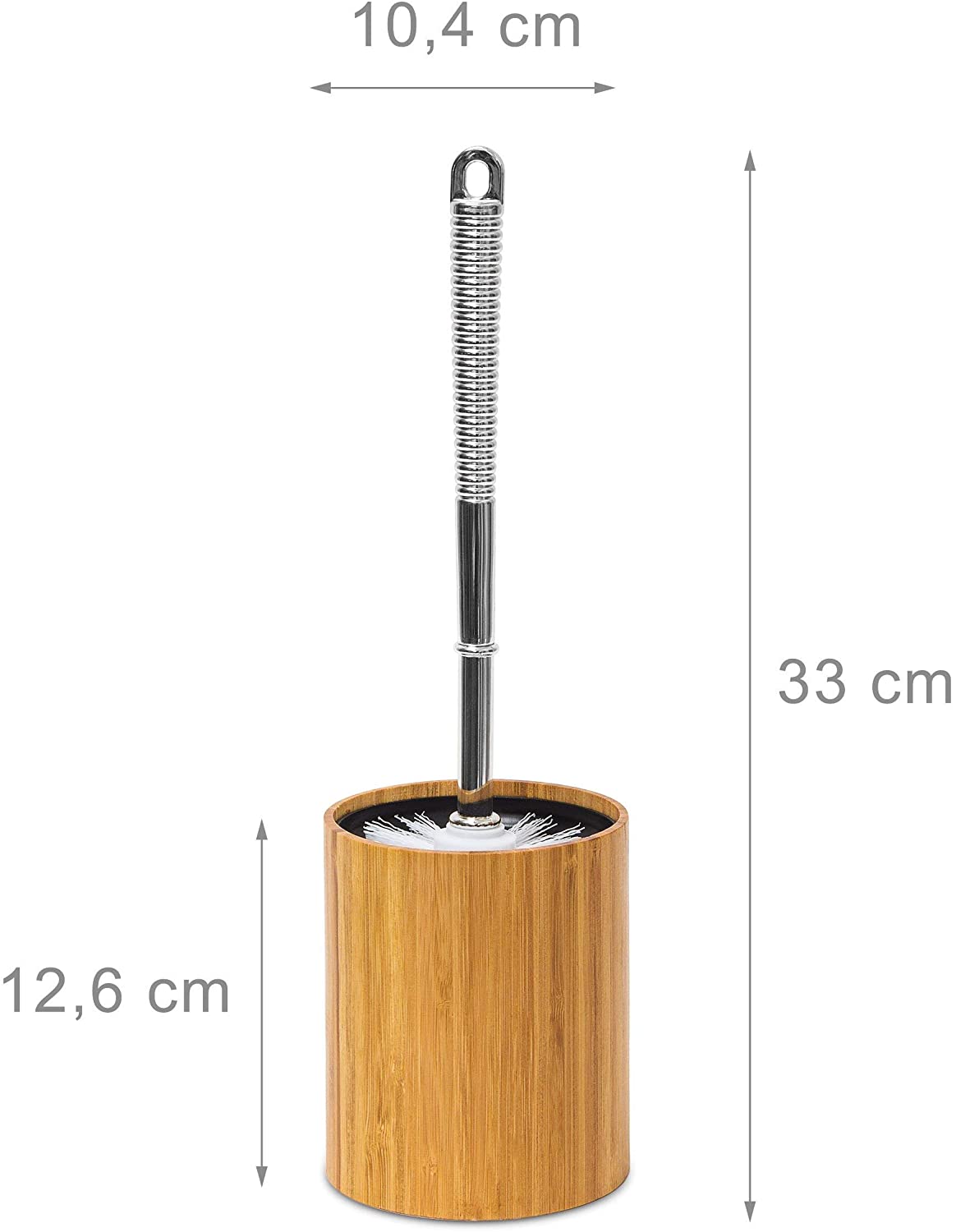 Relaxdays Πιγκάλ Μπάνιου από Μπαμπού - Natural - 4052025191771