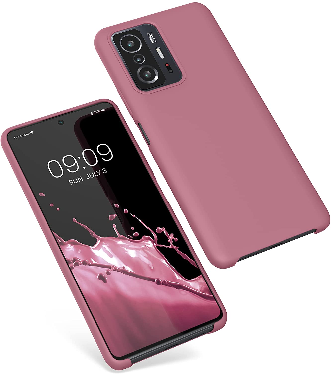 KW Xiaomi 11T / 11T Pro Θήκη Σιλικόνης Rubber TPU - Deep Rusty Rose - 56209.167