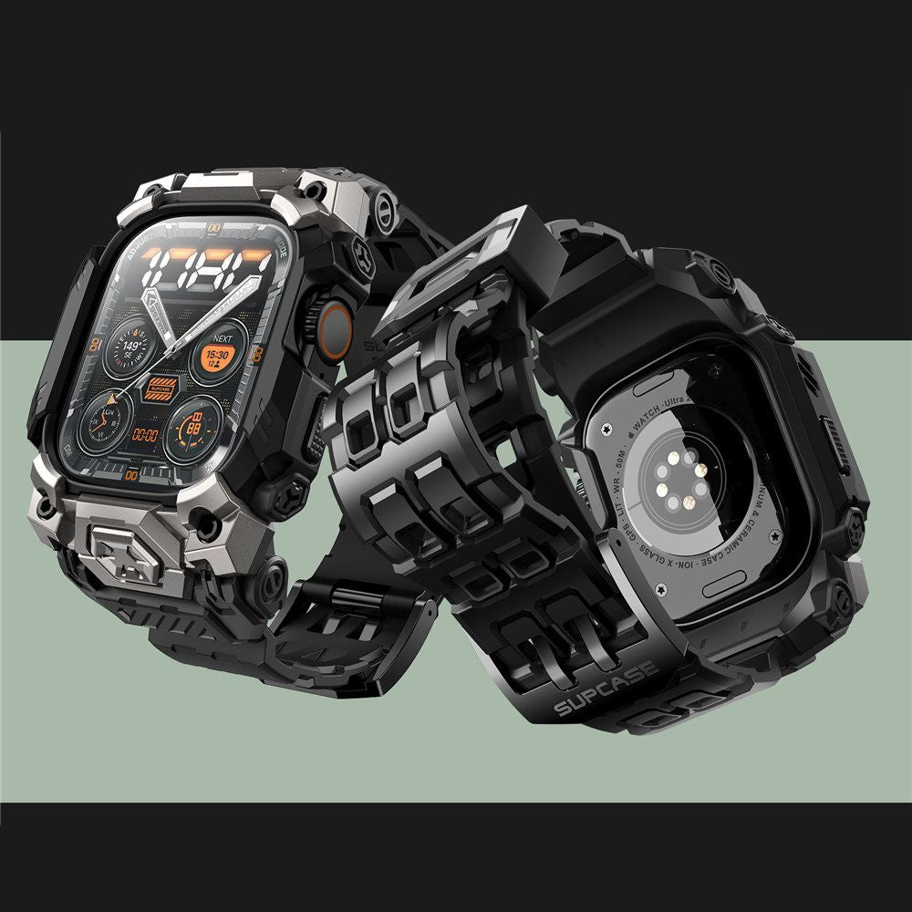 Supcase Λουράκι Apple Watch Ultra (1/2/3) - 49mm Unicorn Beetle Ore Λουράκι με Θήκη Προστασίας - Black