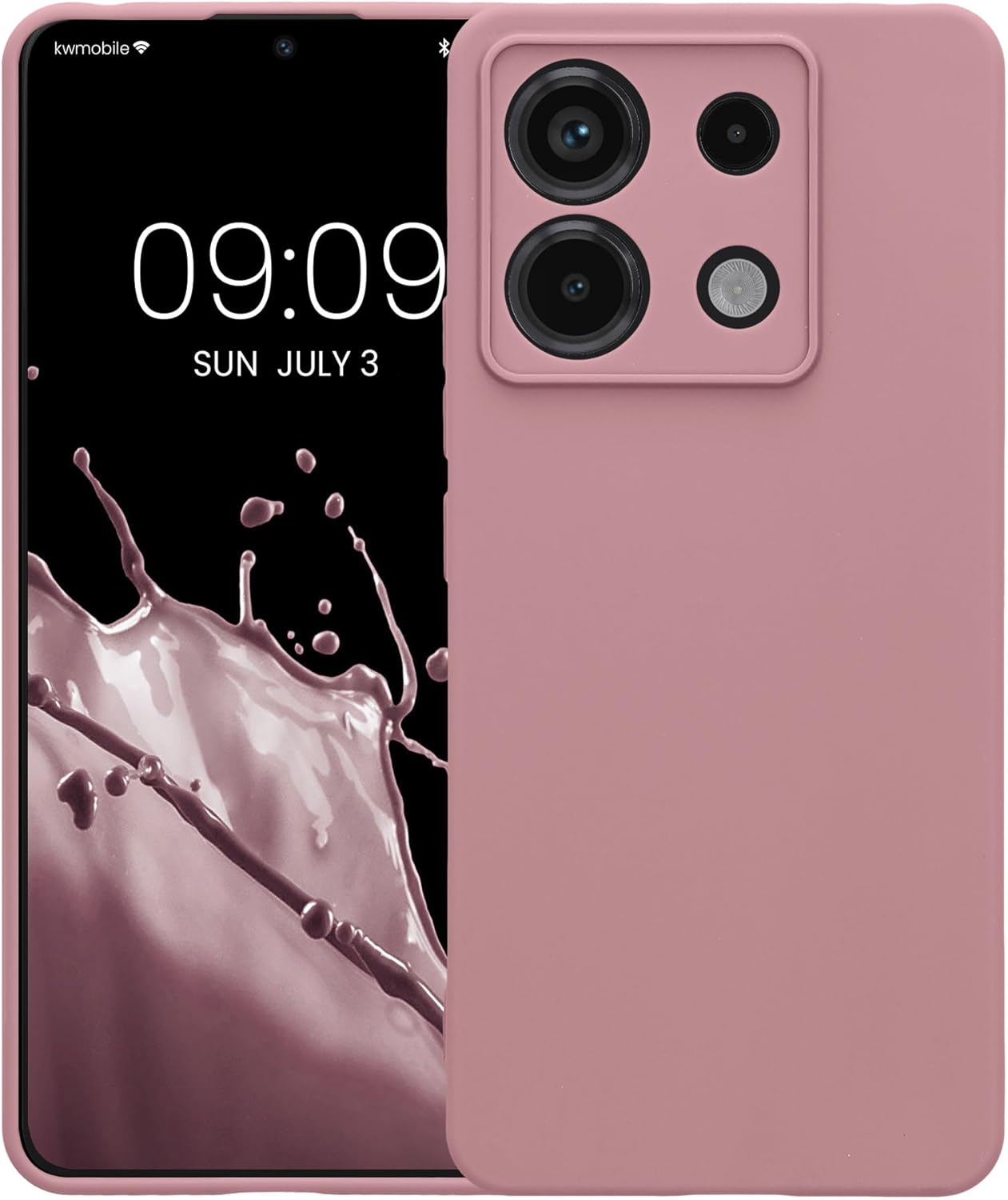 KW Xiaomi Redmi Note 13 Pro 5G / Poco X6 5G Θήκη Σιλικόνης TPU - Dusky Pink Matte