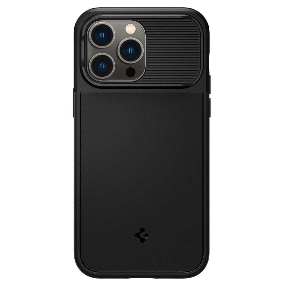 Spigen iPhone 14 Pro Optik Armor Mag Θήκη Σιλικόνης με Κάλυμμα για την Κάμερα και MagSafe - Black