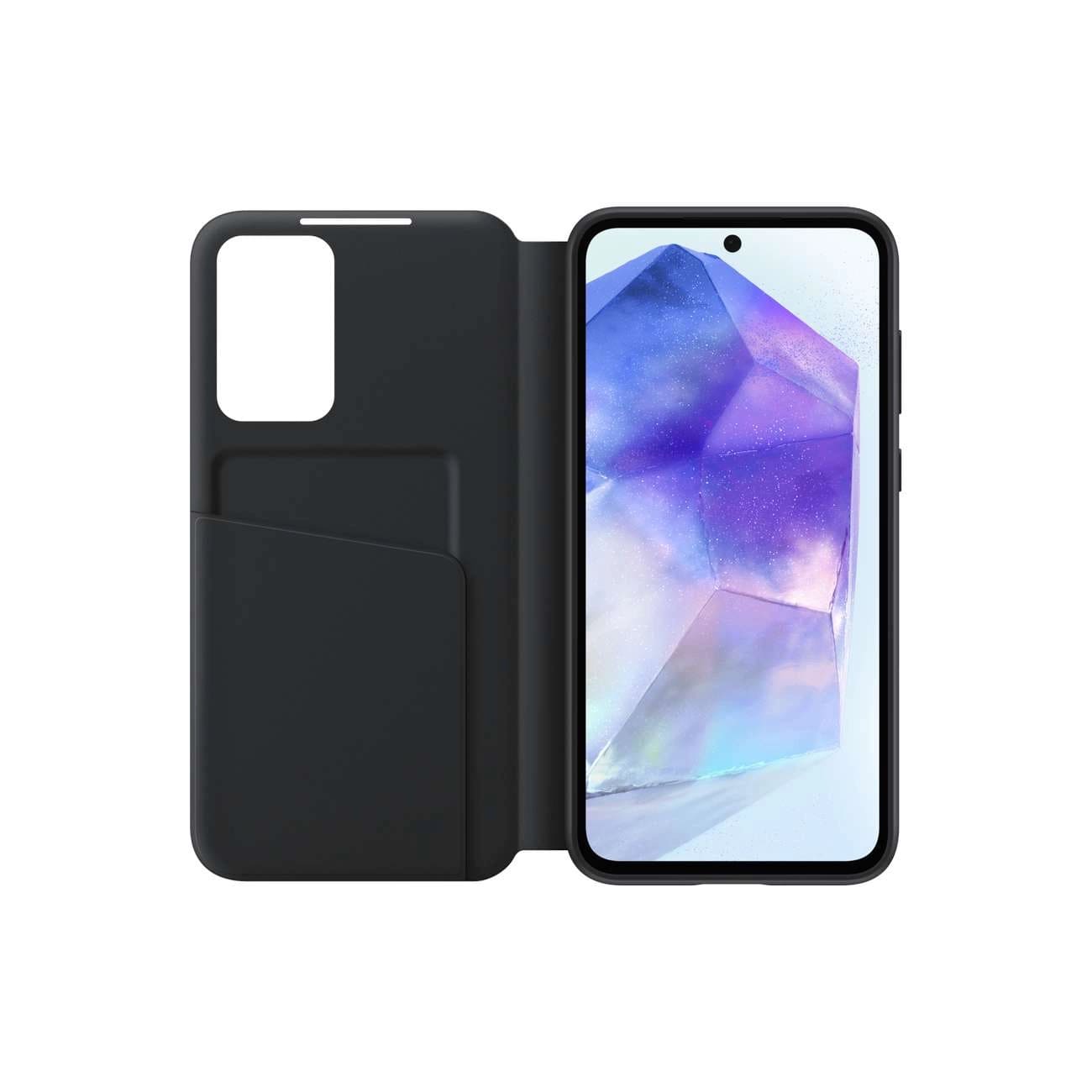 Samsung Smart View Cover Samsung Galaxy A55 5G Θήκη Πορτοφόλι - Black - EF-ZA556CBEGWW