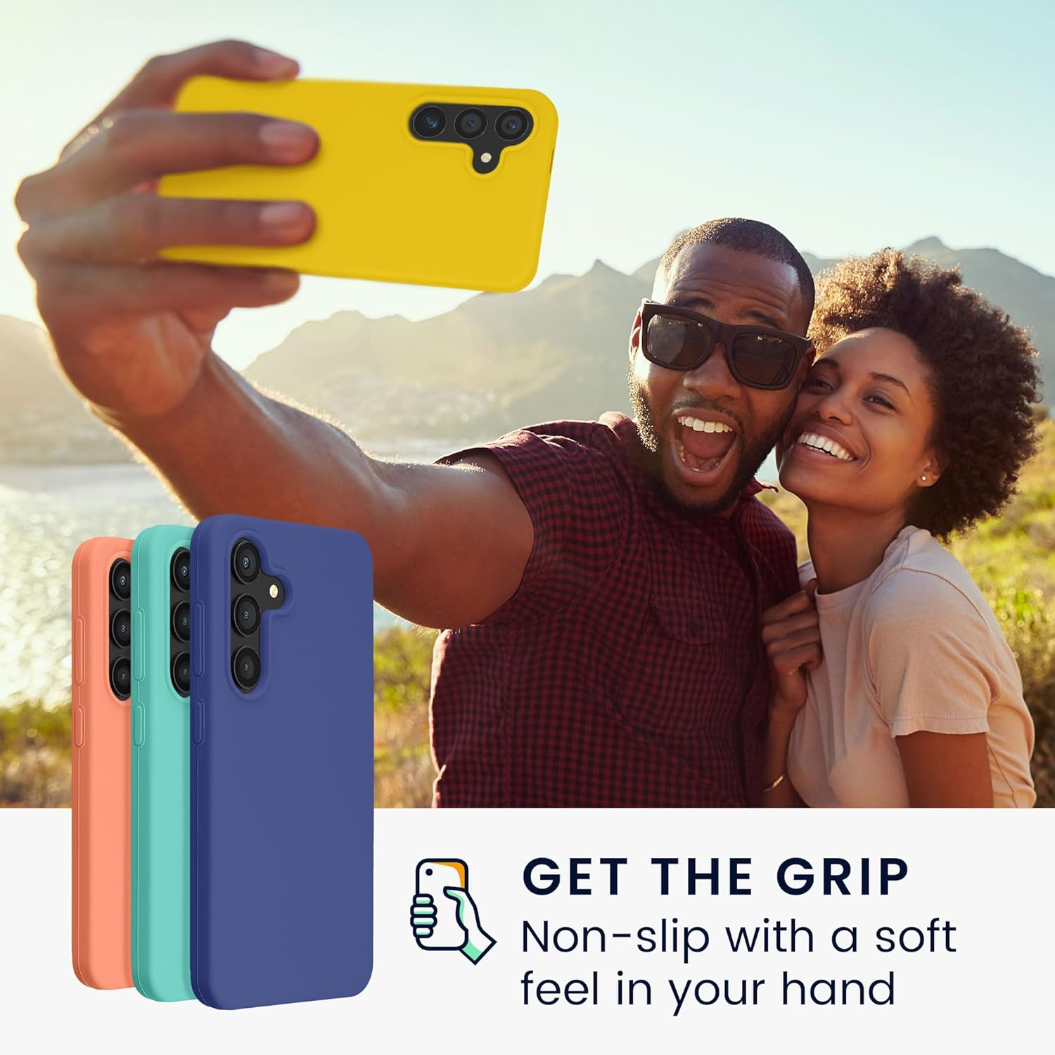 KW Samsung Galaxy S24+ Θήκη Σιλικόνης Rubberized TPU - Bright Yellow