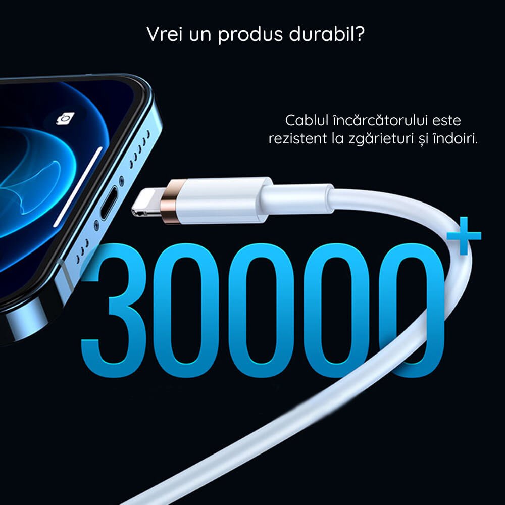 Usams Travel Charger Kit 33W Οικιακός Φορτιστής με 1 Θύρα Type - C και 1 Θύρα USB και καλώδιο Type - C to Lightning 20W - Black - USKTZ01