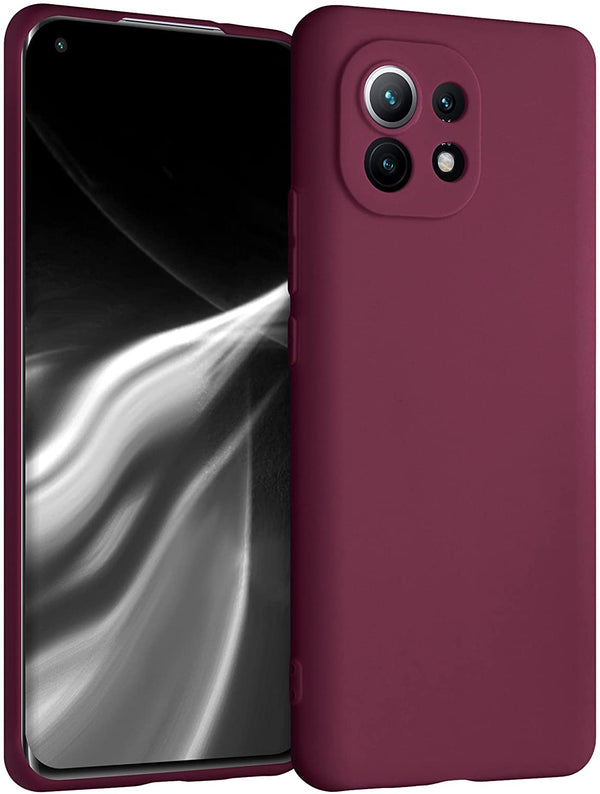 KW Xiaomi Mi 11 Θήκη Σιλικόνης TPU - Bordeaux Purple - 54188.187