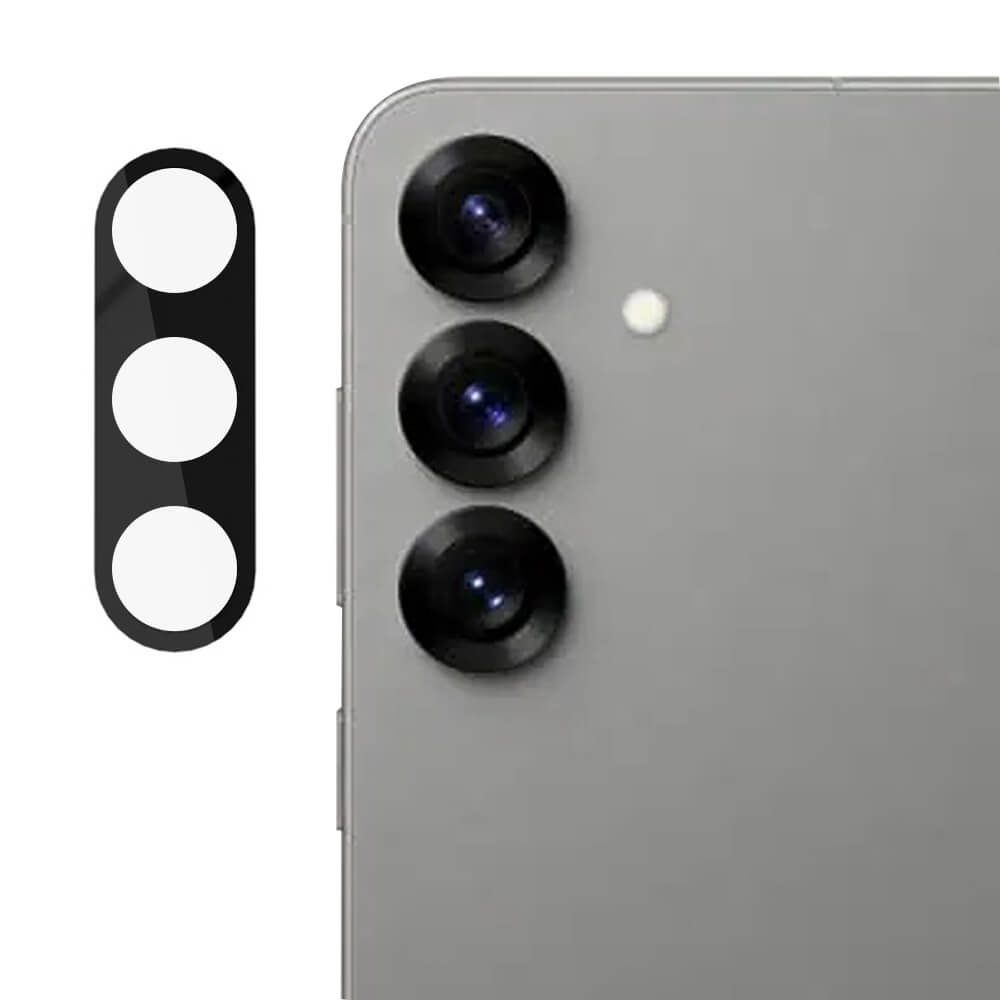 Techsuit Samsung Galaxy S25 Plus - Προστασία Καμερών - Αντιχαρακτικό Γυαλί - Black