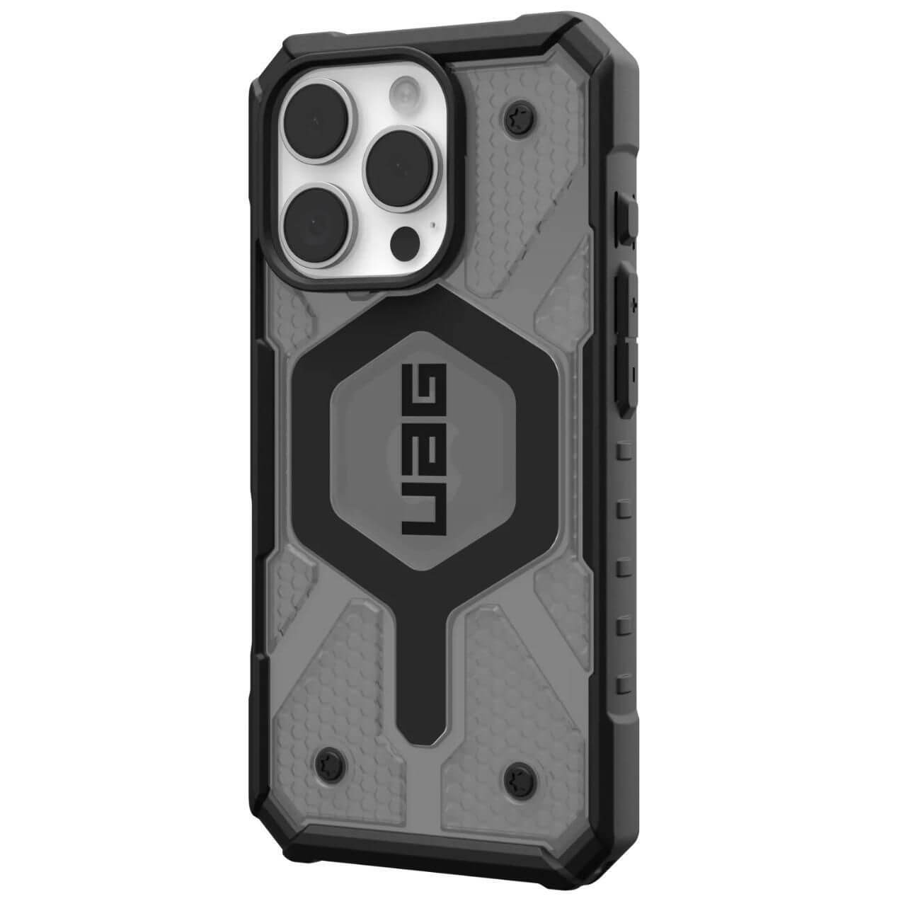 UAG iPhone 16 Pro Pathfinder Clear MagSafe Σκληρή Θήκη με MagSafe - Ash