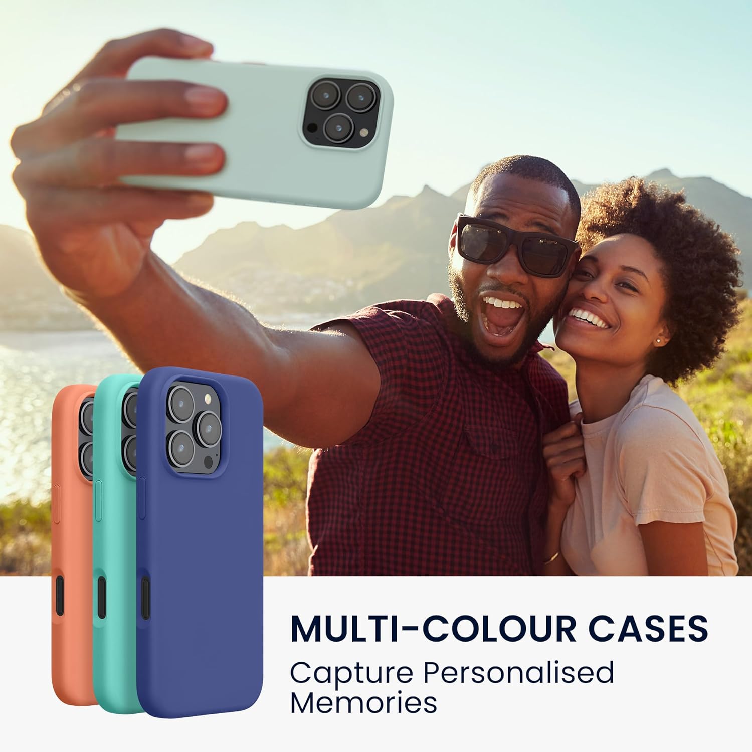 KW iPhone 16 Pro Θήκη Σιλικόνης Rubberized TPU - Cool Mint