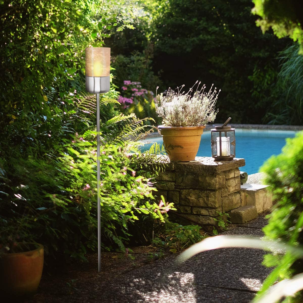 Navaris Outdoor Solar Torch Lights Διακοσμητικά Φώτα Κήπου - 47539.02