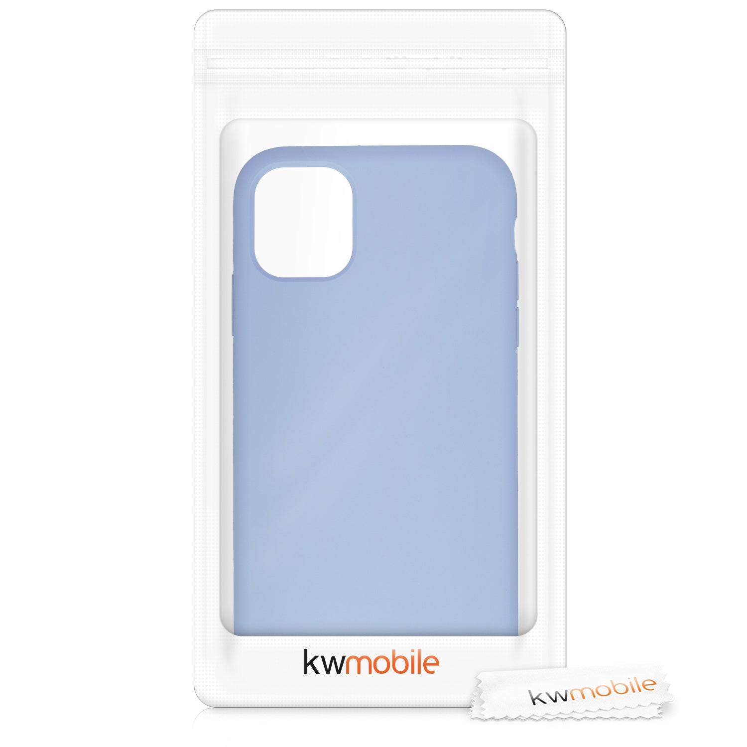 KW iPhone 11 Θήκη Σιλικόνης Rubber TPU - Light Blue - 49724.58